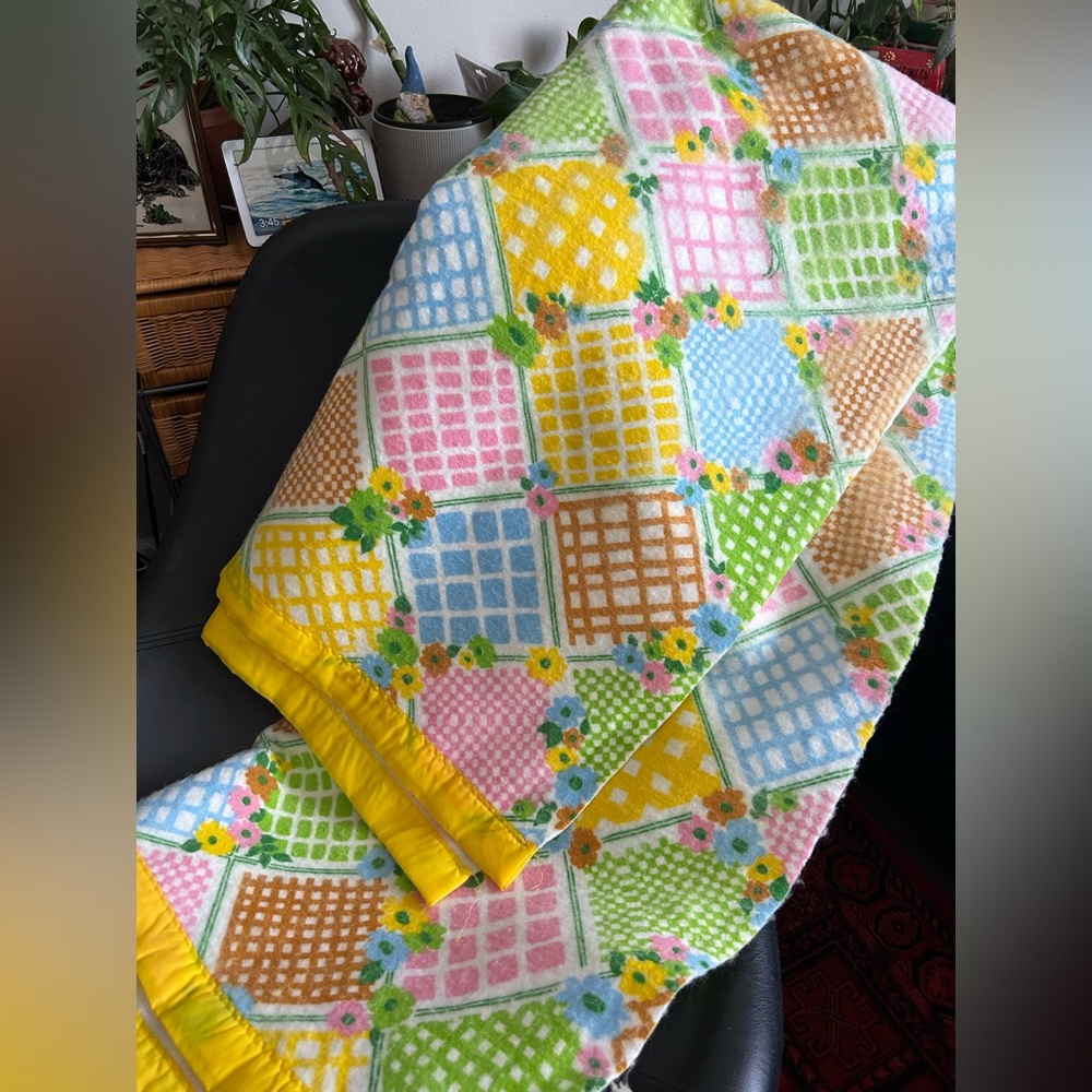 Vintage Sear’s Patchwork Blanket